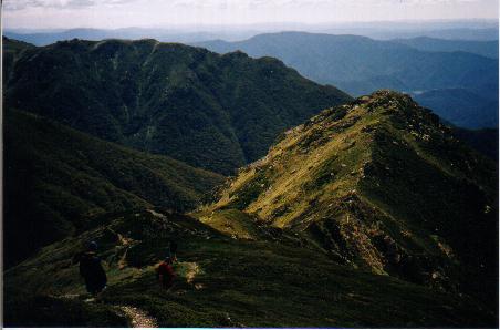 The ridge out to the Sentinel